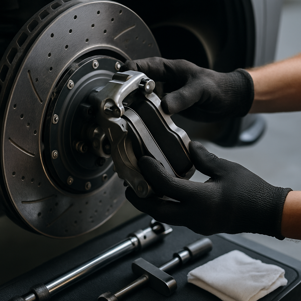 Bremssteuerung und Belagseinbau – Pronyn Motorsports